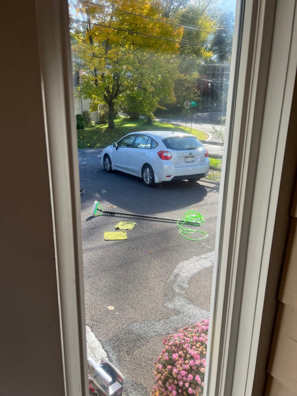 Clean window — after